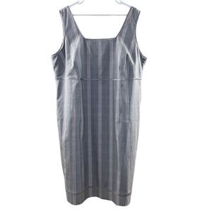 Adrienne Vittadini Women's Plus Size 20 Plaid Knee Length Dress